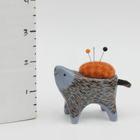 Small Sidekick Pincushion in Blue Clay