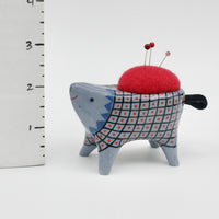Sidekick Pincushion in Blue Clay