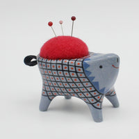 Sidekick Pincushion in Blue Clay