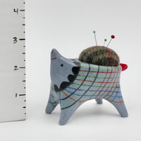 Sidekick Pincushion in Blue Clay