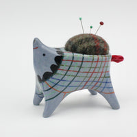 Sidekick Pincushion in Blue Clay
