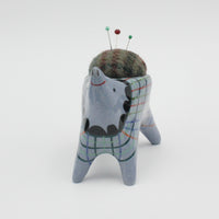 Sidekick Pincushion in Blue Clay