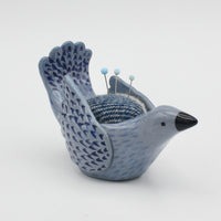 Sidekick Pincushion in Blue Clay