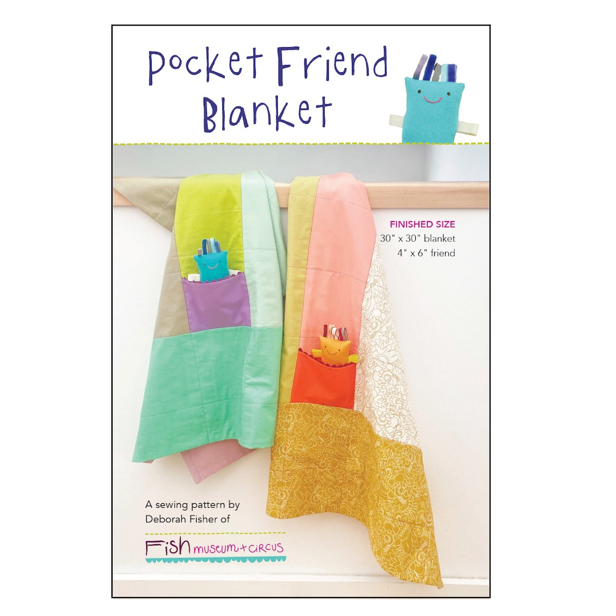 PDF Pattern: Pocket Friend Blanket – Fish Museum and Circus