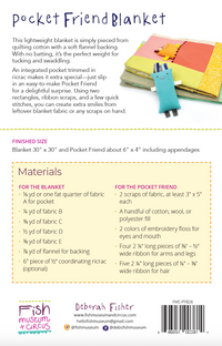 PAPER Pattern: Pocket Friend Blanket