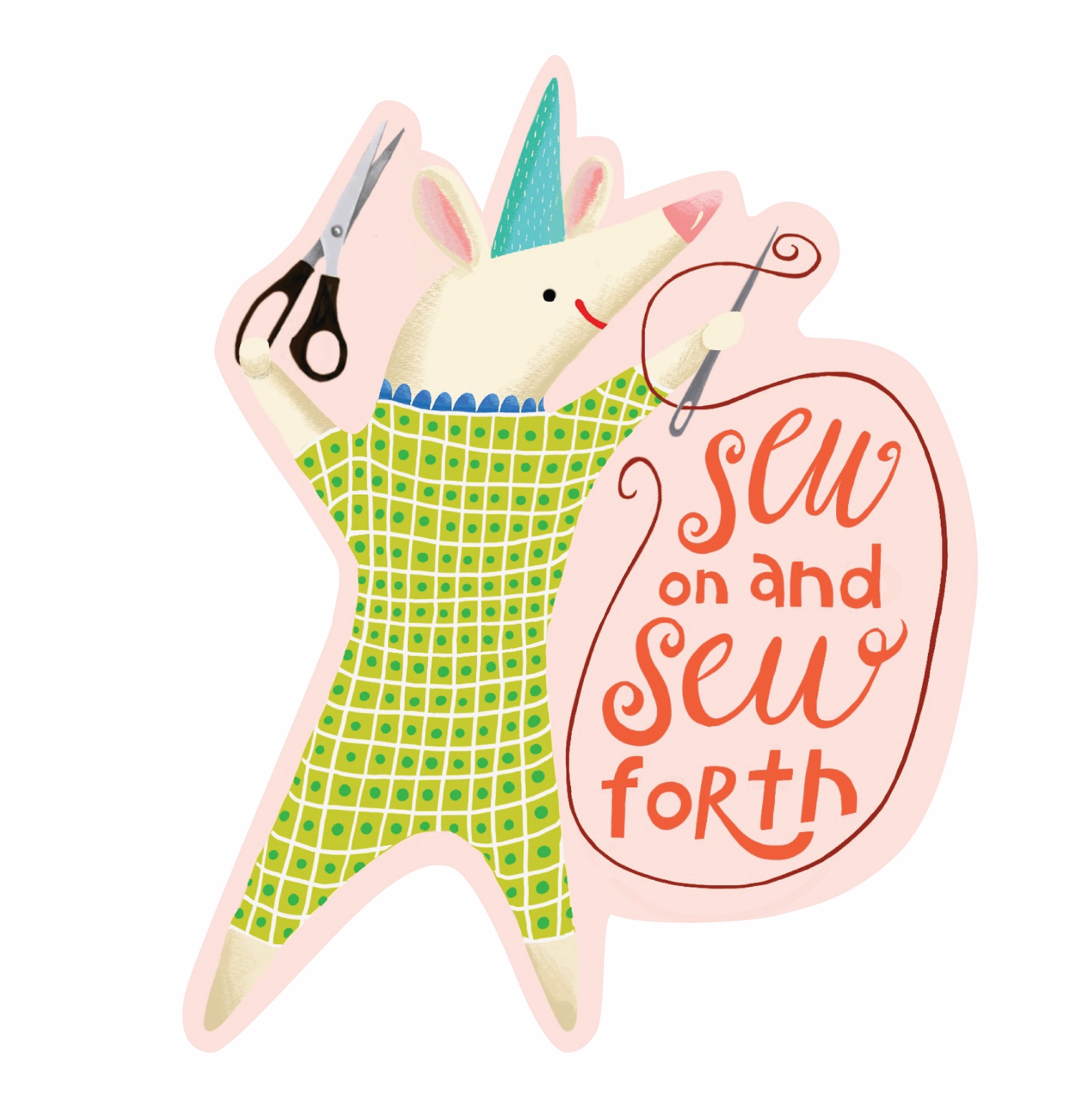 Sticker-Sew On and Sew Forth