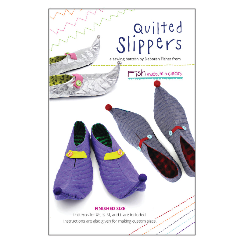 PAPER Pattern: Quilted Slippers