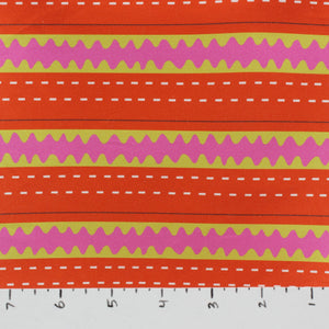 Hothouse Fabric Collection-Boundless Binding in Tomato