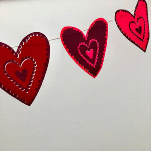 Valentine Heart Garland