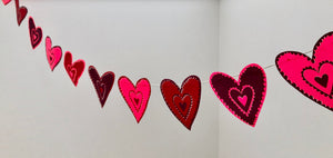 Valentine Heart Garland