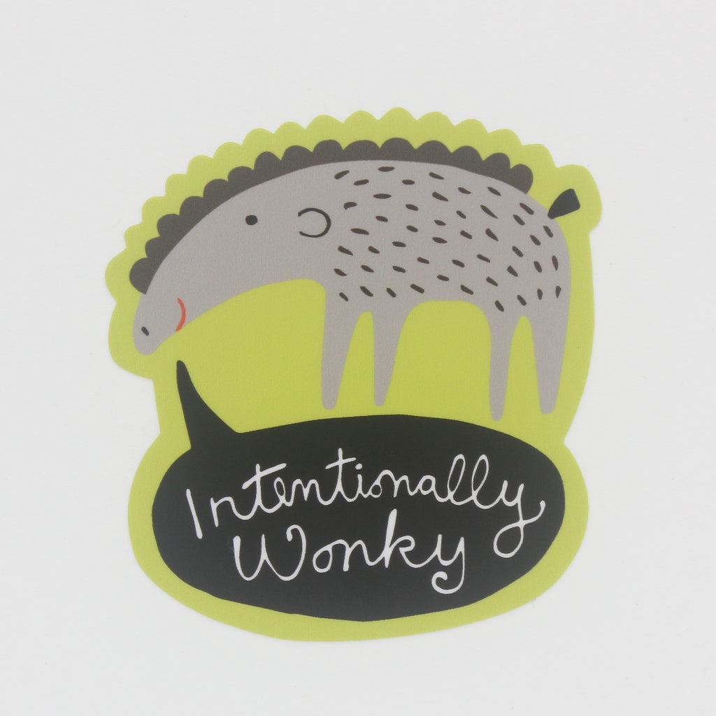 Sticker-Intentionally Wonky