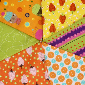 Sew Good Fabric Collection- Citrus Fat Quarter Bundle